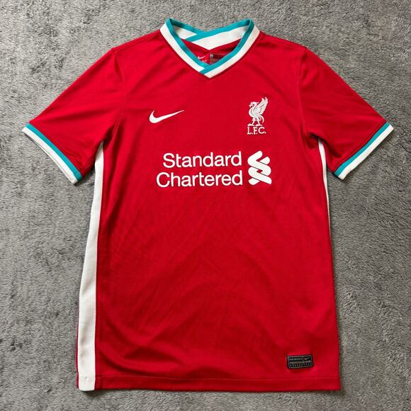 Nike Other - LIVERPOOL 2020/2021 Home Football Shirt Soccer Jersey KIT Nike LFC Youth L Boys